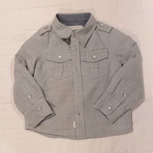 Toddler boy button down